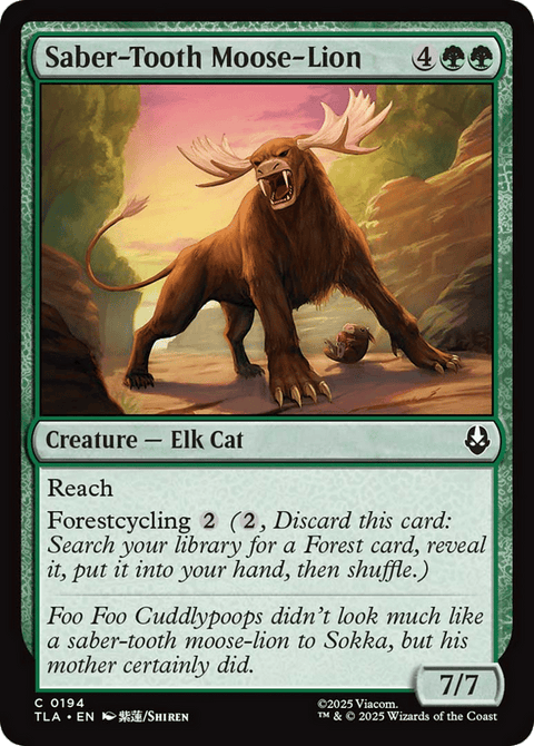 Saber-Tooth Moose-Lion - 194