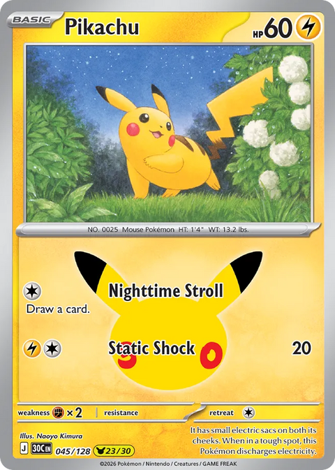 Pikachu - 045/128