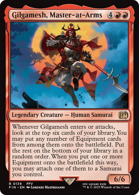 Gilgamesh, Master-at-Arms - 139