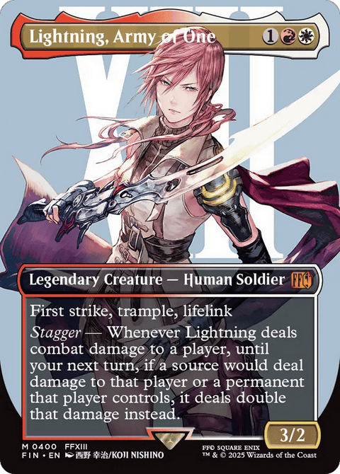 Lightning, Army of One - 400