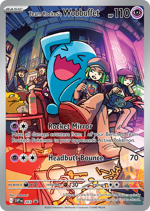 Team Rocket's Wobbuffet - SVP203