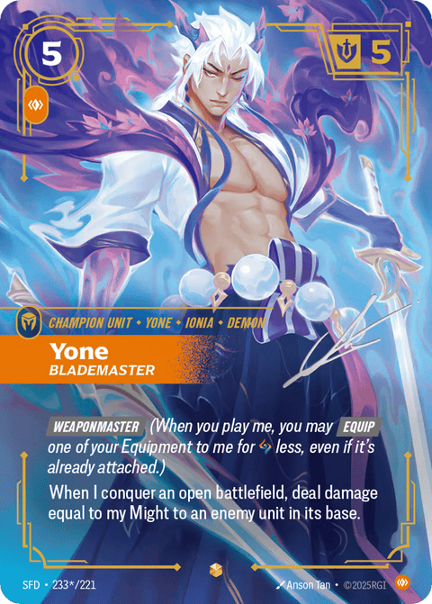 Yone, Blademaster - 233*/221