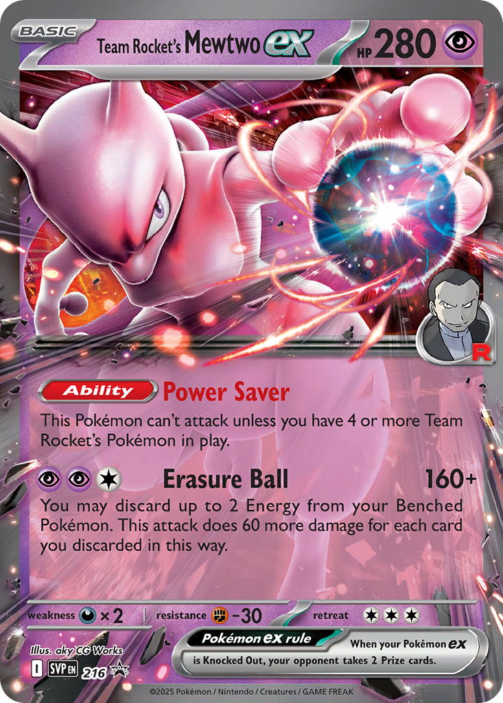Team Rocket's Mewtwo EX - SVP216 – Kollecter