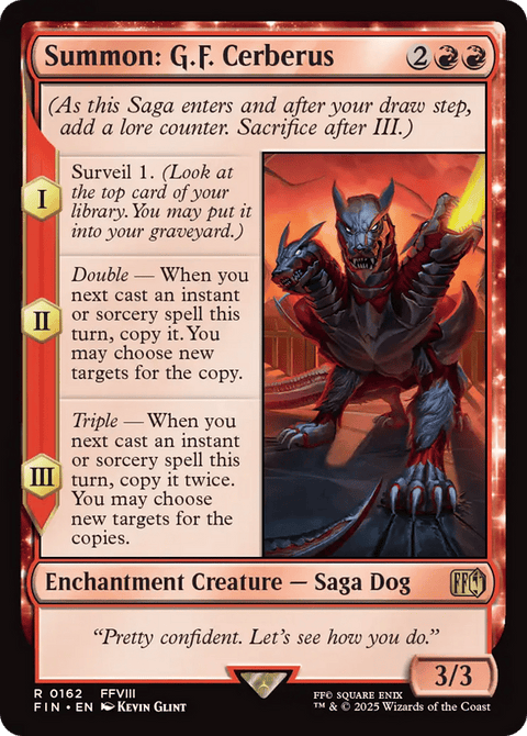 Summon: G.F. Cerberus - 162