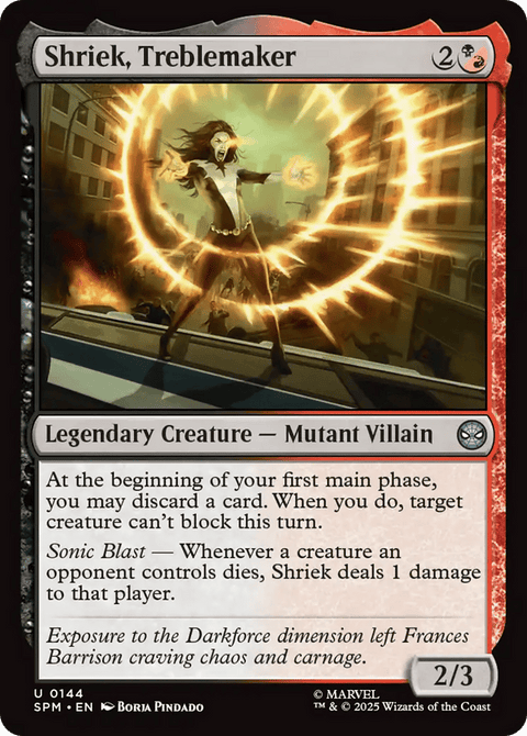 Shriek, Treblemaker - 144