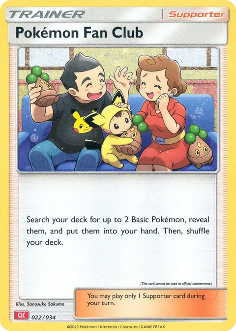 Pokémon Fan Club - 022/034