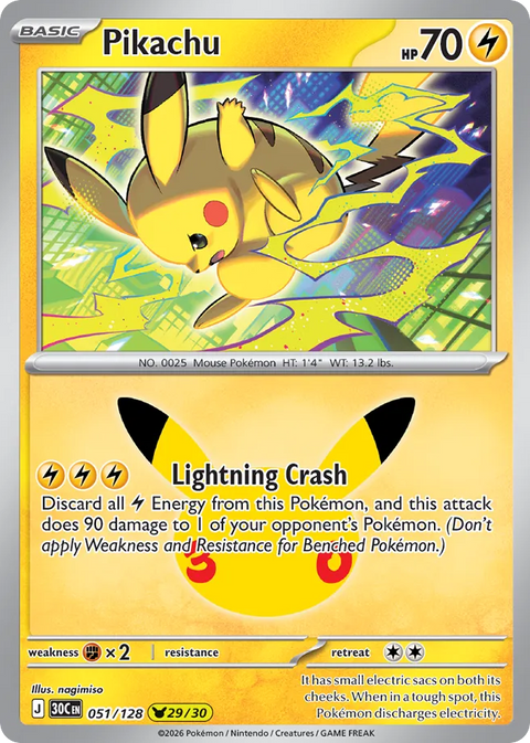 Pikachu - 051/128