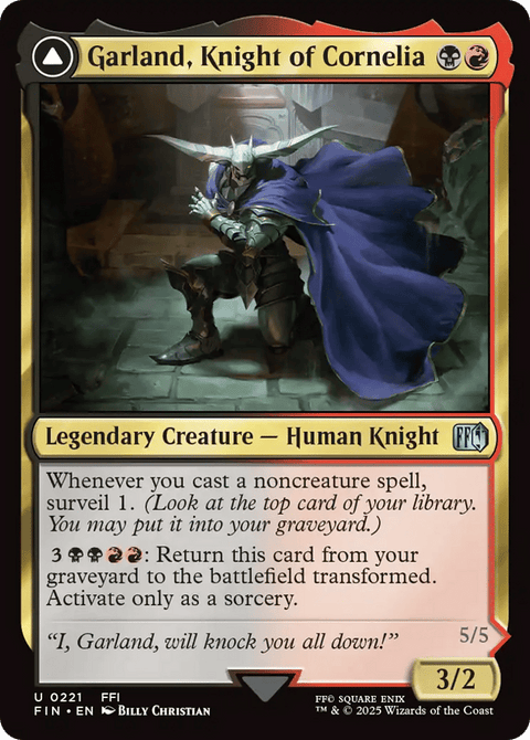 Garland, Knight of Cornelia // Chaos, the Endless - 221