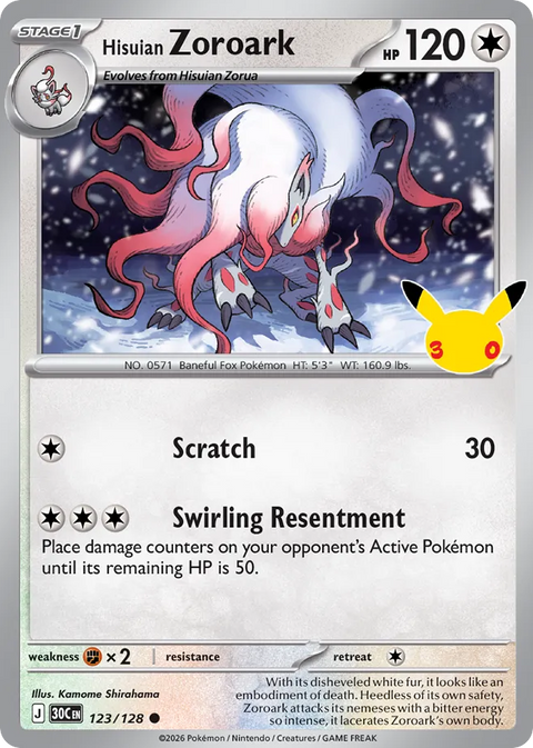 Hisuian Zoroark - 123/128