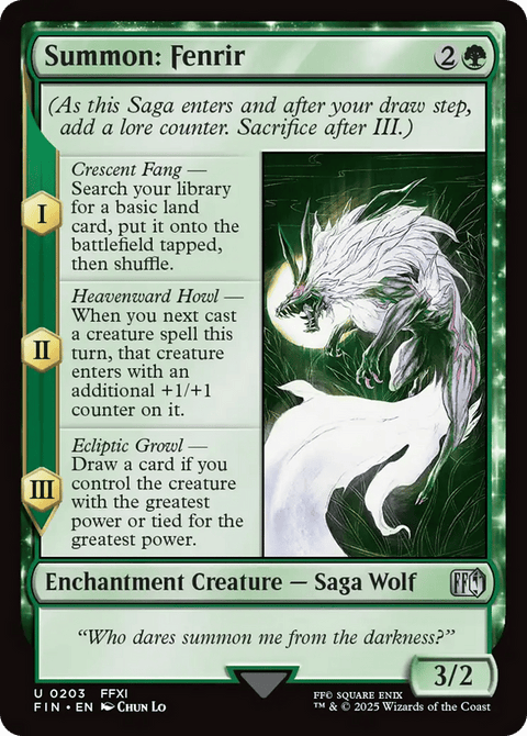 Summon: Fenrir - 203