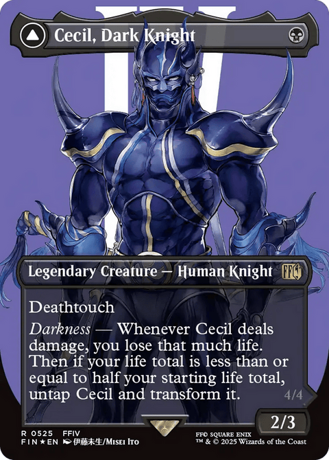 Cecil, Dark Knight // Cecil, Redeemed Paladin - 525