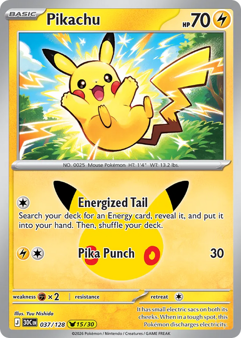 Pikachu - 037/128