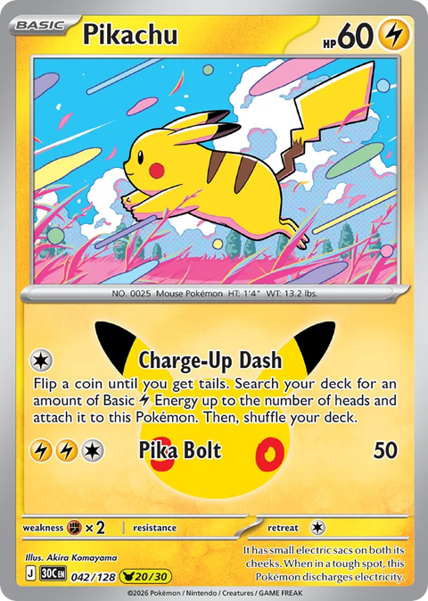 Pikachu - 042/128