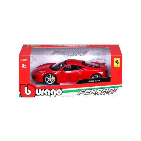 Bburago Race & Play 1:24 Ferrari 458 Spider Red