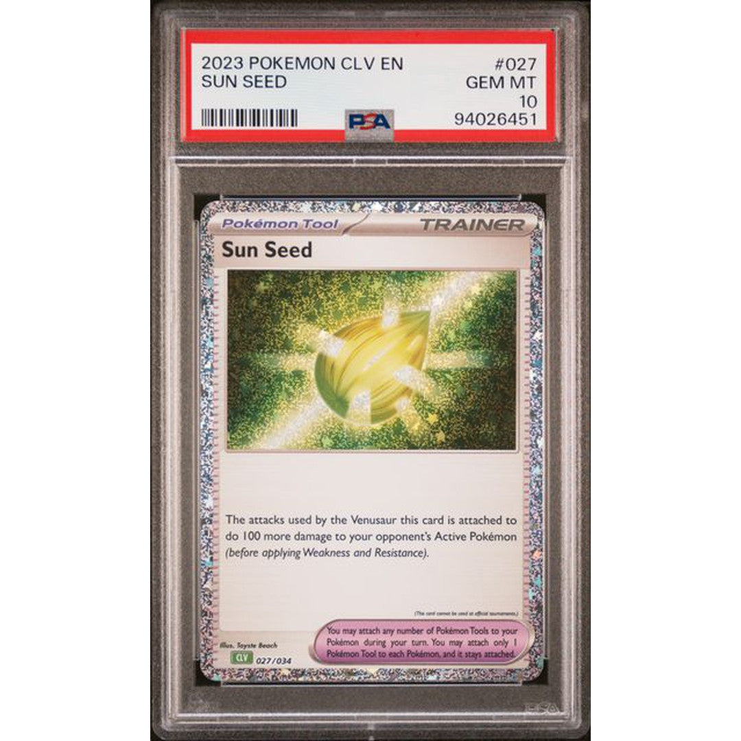 sun seed pokemon card 2023 POKEMON CLASSIC COLLECTION SUN SEED 027/034 PSA 10 – Kollecter