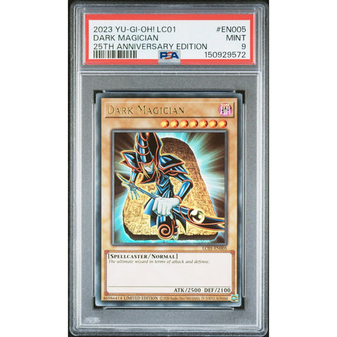 2023 YUGIOH DARK MAGICIAN EN005-110 PSA 9