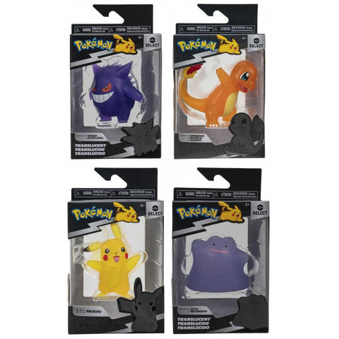 Pokemon Select: Battle Figure Assortment Translucent (6 in the Assortment)