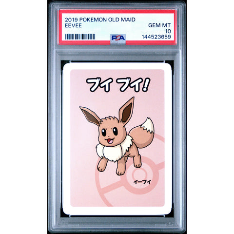 2019 POKEMON OLD MAID EEVEE PSA 10