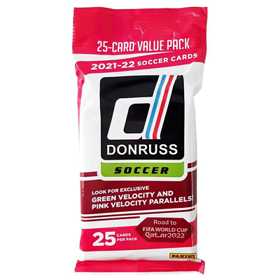 2021-22 PANINI Donruss Soccer Road To FIFA World Cup Qatar 2022 Fat Pack