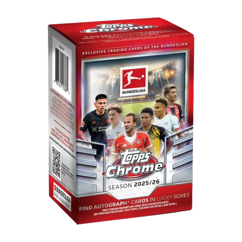 Topps Chrome: 2025/26 Bundesliga Soccer Value Box