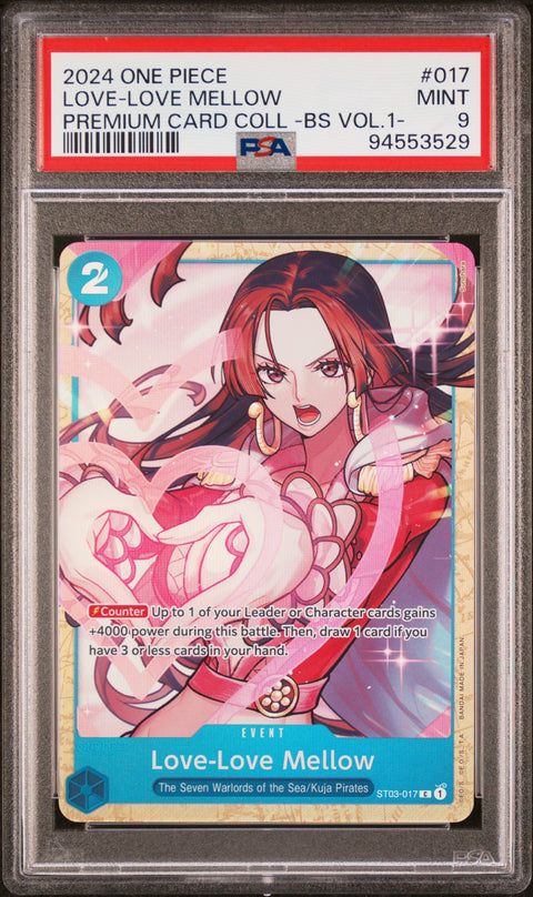 2024 ONE PIECE LOVE-LOVE MELLOW 017 PSA 9