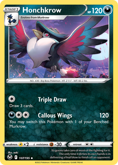 Honchkrow - 107/195