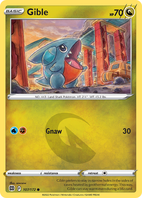 Gible - 107/172