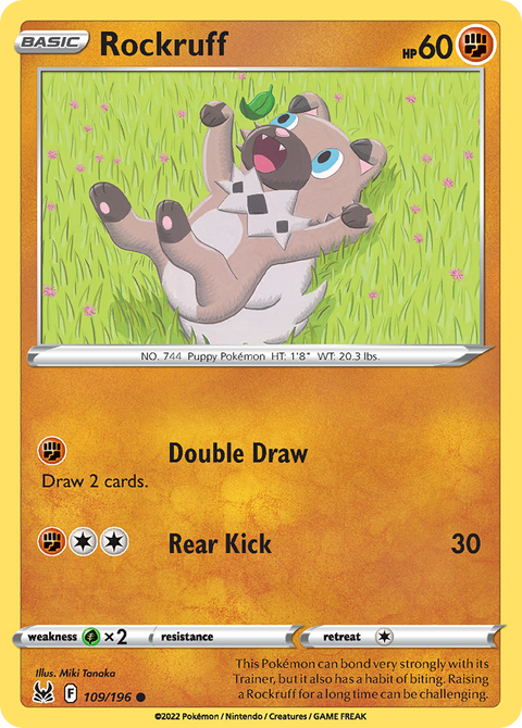Rockruff - 109/196
