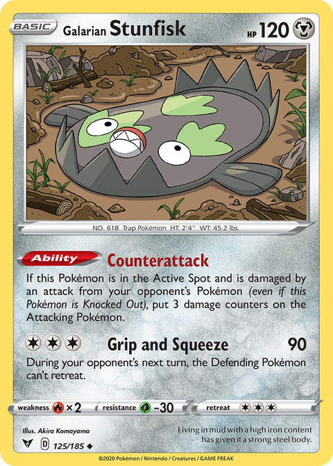 Galarian Stunfisk - 125/185