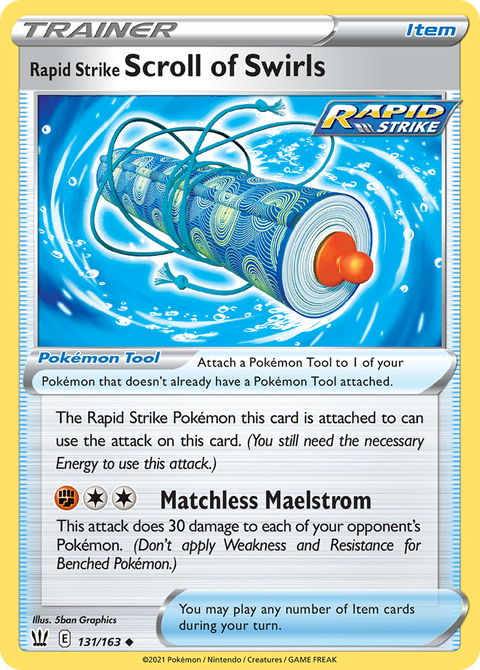 Rapid Strike Scroll of Swirls - 131/163