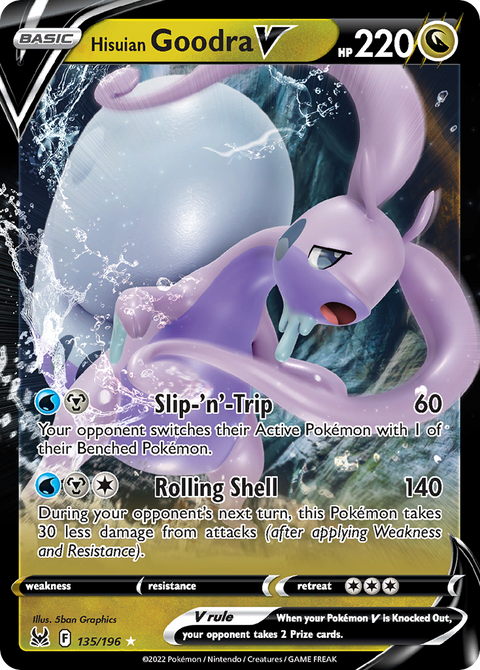 Hisuian Goodra V - 135/196