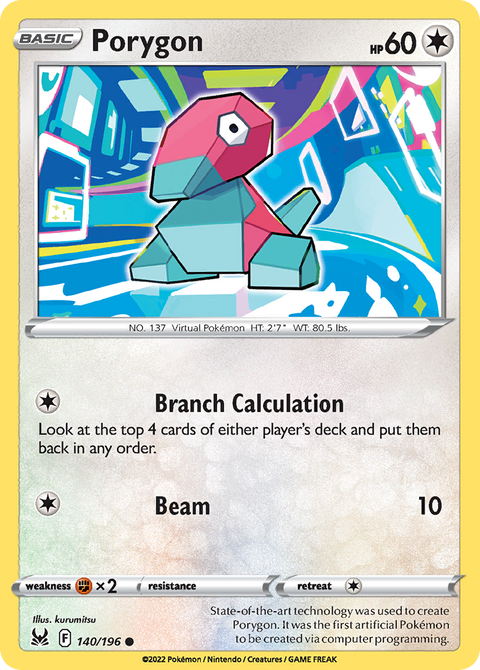 Porygon - 140/196