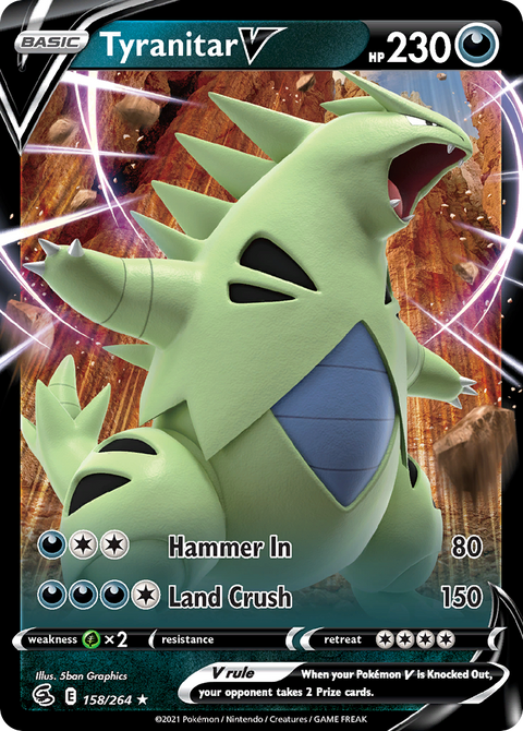 Tyranitar V - 158/264