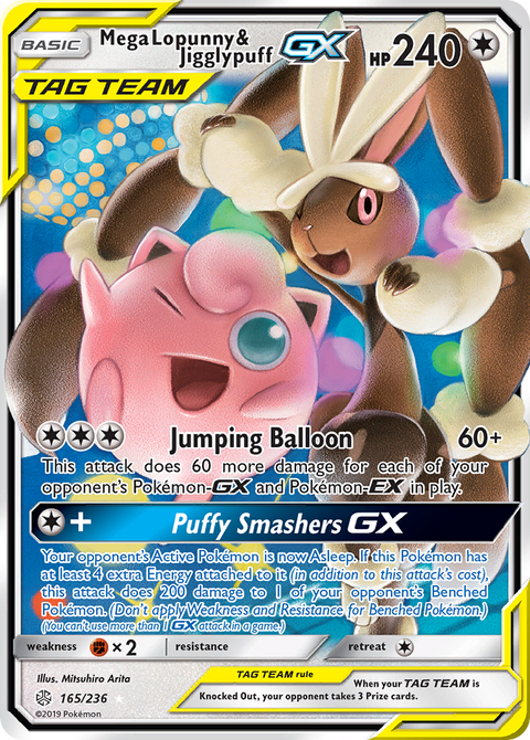 Mega Lopunny & Jigglypuff GX - 165/236