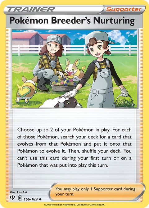 Pokémon Breeder's Nurturing - 166/189