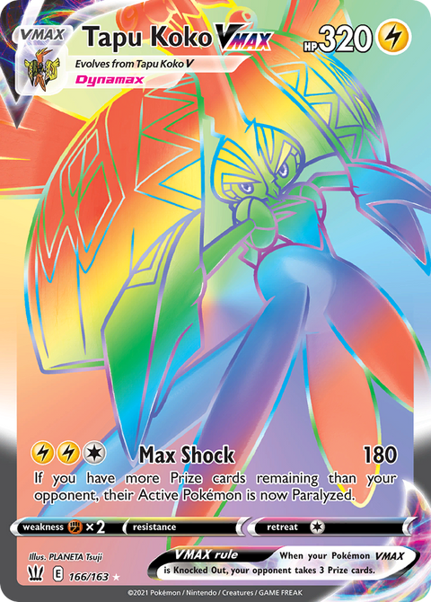 Tapu Koko VMAX - 166/163