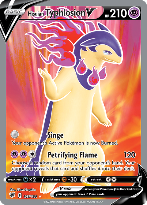 Hisuian Typhlosion V - 169/189