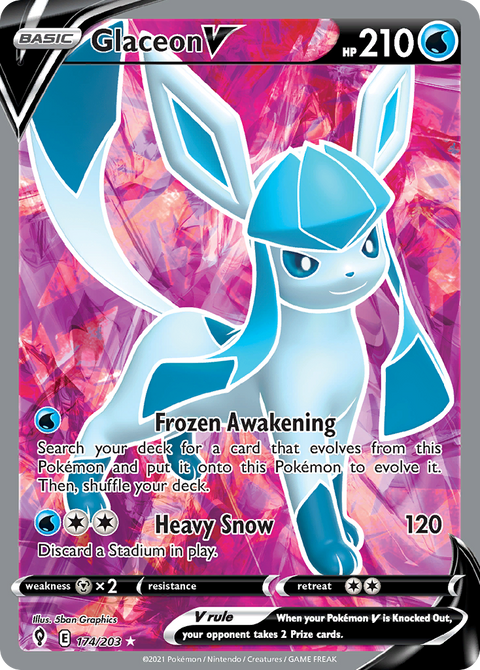 Glaceon V - 174/203