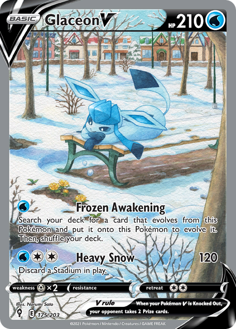 Glaceon V - 175/203