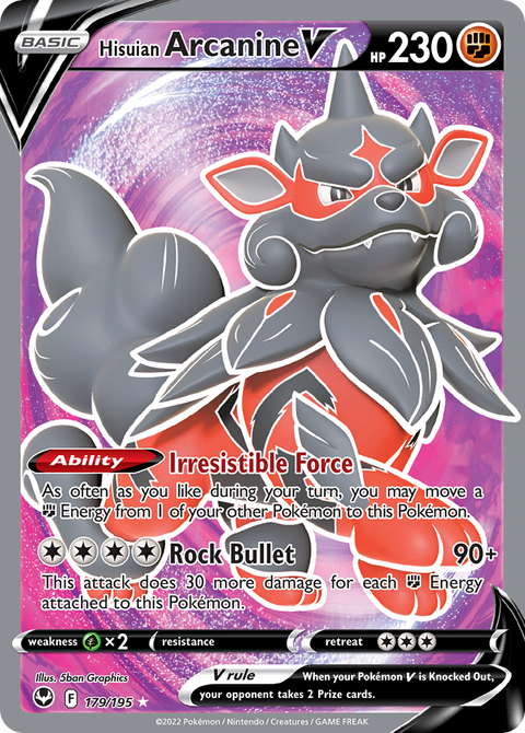 Hisuian Arcanine V - 179/195