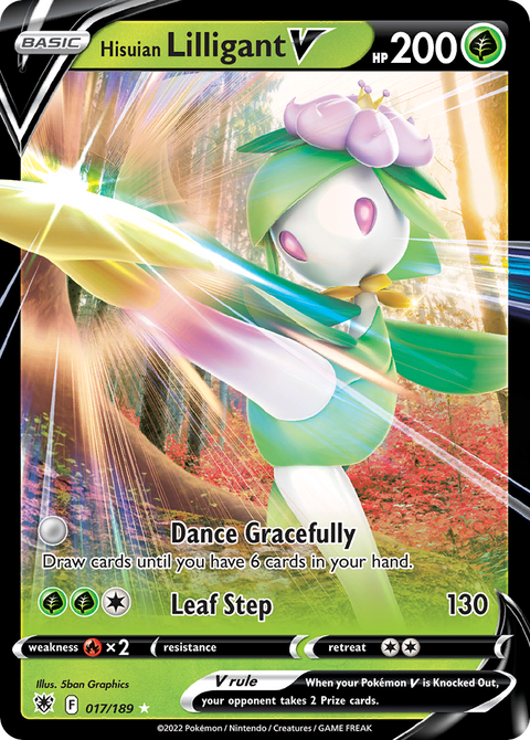 Hisuian Lilligant V - 017/189