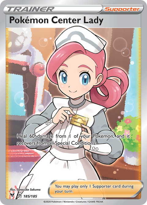 Pokémon Center Lady - 185/185
