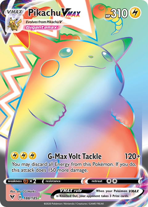 Pikachu VMAX - 188/185