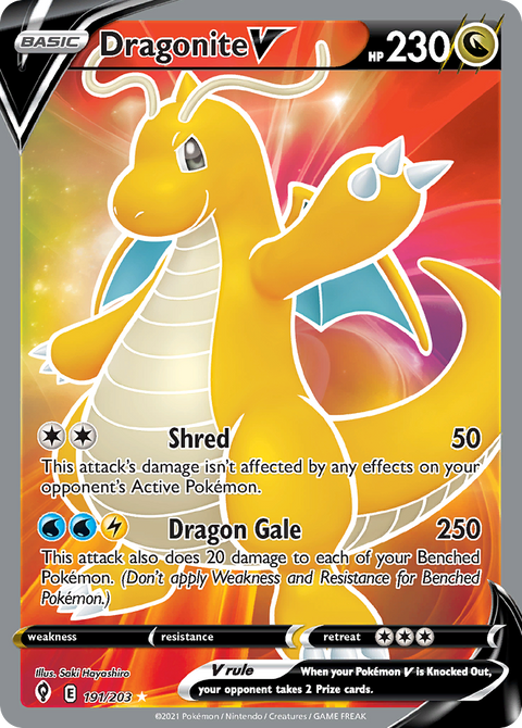 Dragonite V - 191/203