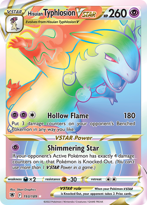 Hisuian Typhlosion VSTAR - 193/189