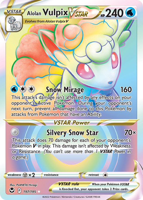Alolan Vulpix VSTAR - 197/195