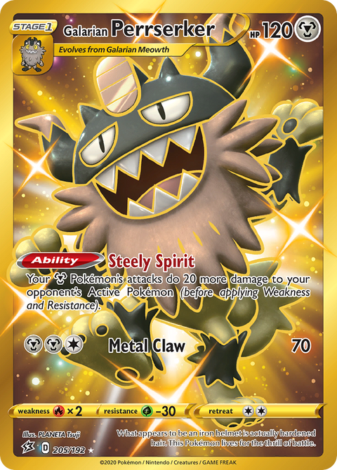 Galarian Perrserker - 205/192