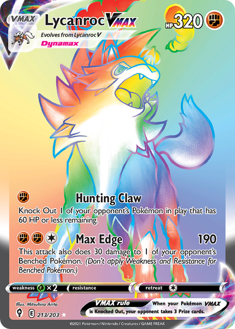 Lycanroc VMAX - 213/203
