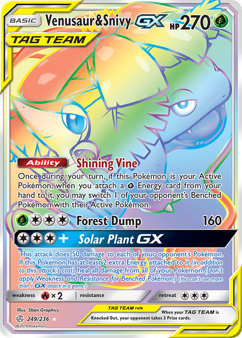 Venusaur & Snivy GX - 249/236