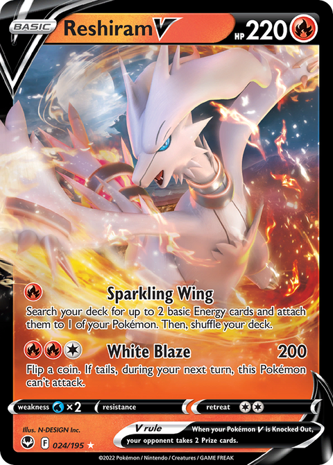 Reshiram V - 024/195